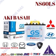 Aki Mobil NS60LS Batre Battery Accu NS 60 LS Baterai GS Premium Astra