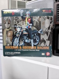 B-Club Original Goods Riderman & Riderman Machine 1/12 模型 塗裝完成