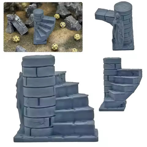 Crypt Stairs Pathfinder Ruined Tomb Settlement Miniatureland Terrain For Wargaming D&D Tomb Stares T