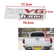 สติกเกอร์โลโก้ 2.5 วีจี เทอร์โบ มิตซูบิชิ ไทรทัน 2.5VG TURBO Sicker logo Rear Trunk Letter for Mitsu