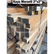 2"x2" 50mmx50mm Kayu Ketam Perabot / Batang Kayu Meranti / Furniture Wood / Kayu 2x2 /Meranti wood /Ketam siap