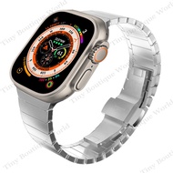 สายเหล็กสแตนเลสสำหรับนาฬิกา Apple Ultra 49Mm 8 7 6 SE 5 4 3 Link สร้อยข้อมือสำหรับ I Watch 40Mm 41Mm 44Mm 45Mm (ไม่รวมนาฬิกา)