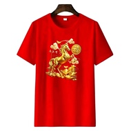 CHINESE NEW YEAR HORSE T-SHIRT 2026 ADULT MEN/ WOMEN CHINESE NEW YEAR T-SHIRT TOPS 2026 YEAR OF THE