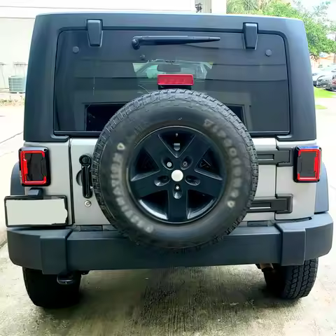 DOT LED Tail Lamp For Jeep Wrangler 2007-2017 JK JKU 2 Door / 4 Door H4 W/ Brake,Running,Reverse Lig