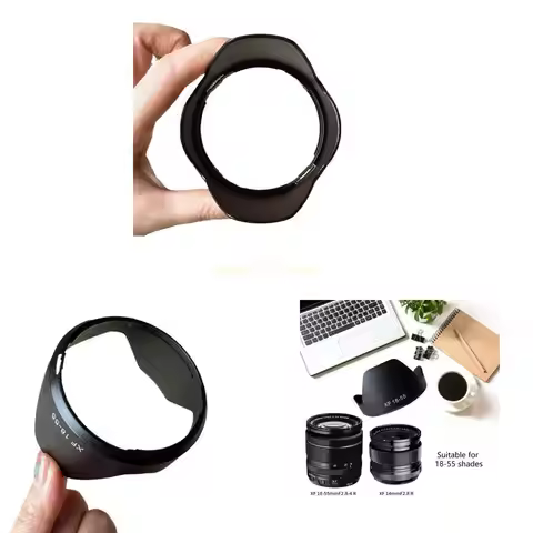 M5TD Lens Hood Lens Shade For XF18-55mm F2.8-4 & XF14mm F2.8 Camera