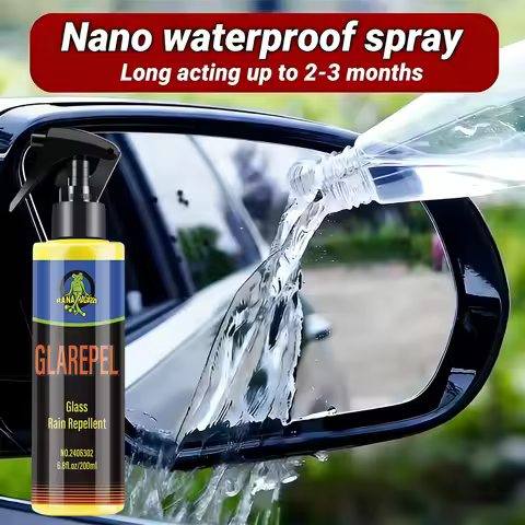 Car Glass Anti-rain Agent Repellent Nano Coating Hydrophobic Waterproof Agent Oil Film Removing Auto