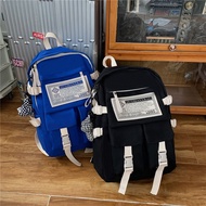 ZGEN11 Casual Backpack Trend Korean Style Large Capacity Boy Girl Travel Backpack Student School Bag