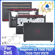 New Back Cover For Dell Inspiron 15 7000 7557 7559 7557 P57F 01D0WN Bottom Case Palmrest Hinges