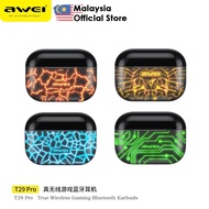 Awei T28 Pro Gaming Wireless Earbuds RGB Gaming Headphone Awei T29 Pro Gaming Earphone Awei Bluetoot