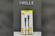 awei CL-117T 1m 5A Type-C轉Type-C快充線PD100W購買iwille 任何產品✨加購價$38  歡迎 🙇🏻查詢 訂購 ⚡️   💥WhatsApp: 51199488 訂購   💥Wechat ：iwille2023 訂購         🙋🏻‍♂️快速寄件：訂購後24小時內寄件                🙇‍♂️歡迎光臨iwille選購更多優惠產品💥 http://carousell.com/iwilleonlinestore