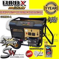 EUROPOWER EUROX GOLD EGY6502 4-stroke Heavy Duty Gasoline Generator Series 5500W EGY-6502 GEN SET