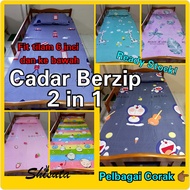 Sarung Tilam Berzip Single/ Zipper Bedsheet /Cadar Zip/ Bedsheet with Zip