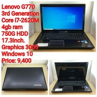 Lenovo G770Core i7-2620M