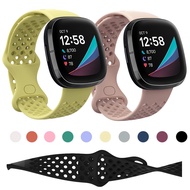 Silicone Strap Replacement Sport Band Strap for Fitbit Versa 3 4 Sense 2