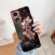 Oppo A78 4G 2023 Case - Fashion Flower Case - ZELORA - Oppo A78 4G Softcase - Oppo A78 4G Case - Opp