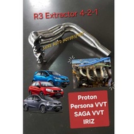100% Extractor R3 421 Persona VVT, Saga VVT, Iriz VVT (LONG) Stainless Steel