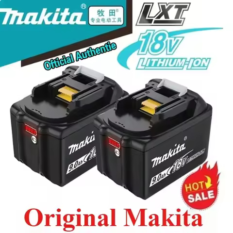 Genuine 18V Makita 5.0Ah 6.0Ah 9.0Ah Makita Battery BL1840 BL1830B BL1850B BL1850 BL1860 BL1815 Repl