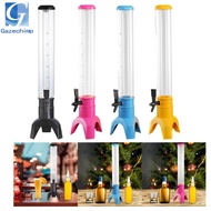 Gazechimp Beer Tower Easy to Clean 3L Clear Tower Dispenser Beer Dispensers for Parties