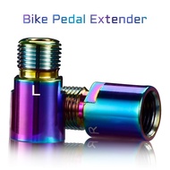 MTB Road Bike Pedal Extender Mountain Bicycle Pedal Lock Crank Extension Shaft Bike Pedal Spacer For MTB Bicycle Pedals mtb