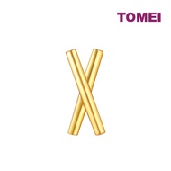 TOMEI Anastasia X-Cross Pendant, Yellow Gold 916