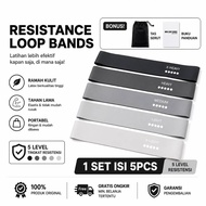 Resistance Band 5.4lbs 1 Set of 5 Elastic Fitness Equipment Fitness Loop Bands FitnessTALI