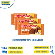SUPERSTAR SNAPS TRIPLE CHOCOLATE 28 GR/SUPERSTAR SNAPS CHOCOLATE