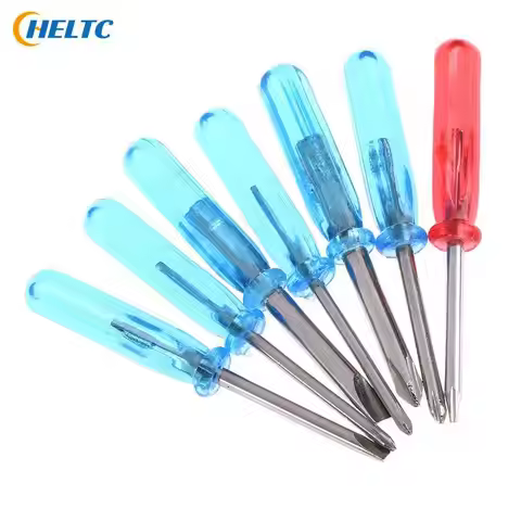 1/5/7pcs 5mm Mini Phillips Slotted Cross Word Head Five-pointed Star Screwdriver For Phone Mobile Ph