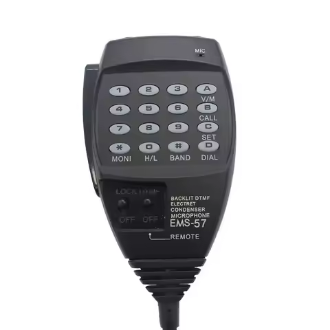 New EMS-57 DTMF Handheld Speaker Mic Microphone 8pin For Alinco HF/Mobile DX-SR8T DX-SR8E DX-70T/77T