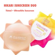 HIKARI SUNSCREEN BUNDLE ( Hikari tinted & Ultrawhite Sunscreen) with SPF 50 Pa+++ 50grams