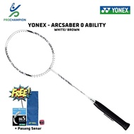 Yonex ARCSABER 0 Ability White Brown Badminton Racket