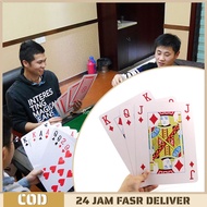 1set Poker Cards Big Poker Cards Big Playing Cards Game Cards Pattern ClearYANG Poker Extra Large Ga