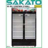 Sakato Twin Door Upright Chiller 1100L SC-D2-1295FH