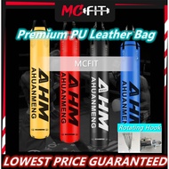 MCFIT 180cm High Grade PU Leather Sandbag Punching Bag kick Boxing Bag Indoor Sports Training Muay T