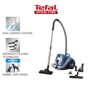 Tefal Compact Power Cyclonic Bagless Vacuum Cleaner TW4871 – 4 Accessories, Advanced Cyclonic Technology, 2.5L Dust Bag