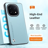 Leather Casing for vivo iQOO 15 iQOO15 iQ0015 Phone Case Luxury Carbon Fiber Silicone Edge Hard Back