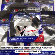 NLK PERFORMANCE Injector Cable Adapter Y15ZR V1 to Injector Y15ZR V2
