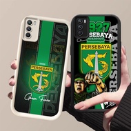 DK-76 Persebaya Silicone Casing black and white for OPPO Realme 7I C17 A16 A11S A33 A53S A16s A54S C