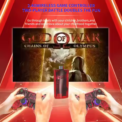 4K TV Game Stick GS5 MINI Video Game Console 64G Built in 30000 Games Wireless Controller Gamepad Re