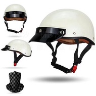 Japanese retro locomotive half helmet men and women motorcycle helmet riding scoop helmet Harley ele