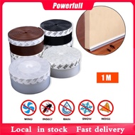 1M Door Bottom Seal Strip Weather Rubber Seal Weatherstrip Windproof Dust Self Adhesive Door Windshi
