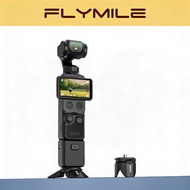 BRDRC Magnetic Mini Tripod, for DJI Osmo Pocket 4/3, Portable Aluminum Alloy Mount,with 1/4 Screw