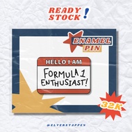 Enthusiast F1 Enamel Pin