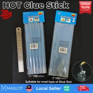 PACKET (7mm/11mm) Hot Melt Glue Stick for Hot Glue Gun / Batang Gam untuk Pistol Gam Panas (mAsLoT)
