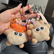 Popular Briquette Rex Rabbit Doll Pendant Keychain Car Cartoon Bag Schoolbag Plush Hang Decorations 