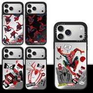 贴纸 Spider-Man Casetify 镜子手机壳 适用于 iPhone17ProMax iP17 Air 兼容 iP16 ProMax iP16Plus 15 ProMax 14ProMax 