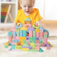 Large Particle Large Building Blocks 80 Pieces Baby Children Building Blocks Assembling Educational 