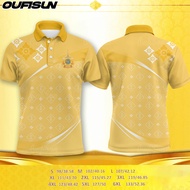 2568แห้งเร็วสไตล์ใหม่เสื้อตราสัญลัก73แฟชั่นเสื้อเหลือง73 พรรษาเสื้อโปโลลายไทยแขนสั้นเสื้อเหลือง 73 ป