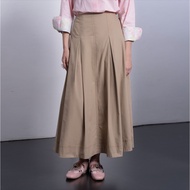BEANA PLEATED SKIRT BEIGE