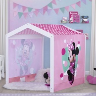 Disney Minnie Mouse Indoor Playhouse with Fabric Tent for Boys and Girls by Delta Children, Great Sl