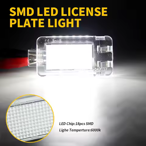 1PC/2PCS LED Trunk Interior Lights Canbus For Volvo C30 C70 II S40 II S60 S80 V50 V70 XC70 XC90 Whit